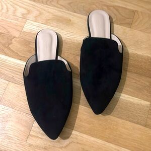 Women’s Pointed Toe Mules, Backless Shoes, Excellent Condition! Size 8